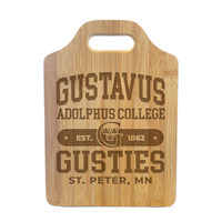 Cutting Board By Spirit Products Gustavus Adolphus College Gusties Bamboo