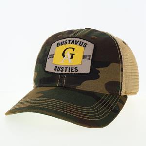 Cap League Old Favorite Trucker Gustavus GA Gusties Army Camo