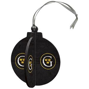 Ornament 3D Round Wood