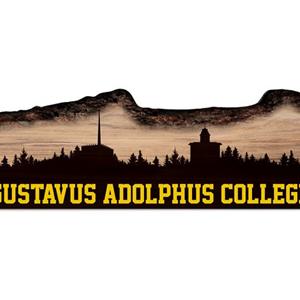 Wood Barky Doorway Sign Gustavus Adolphus College