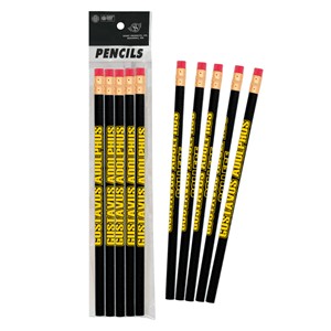 Pencil 5 Pk Gustavus Adolphus College Black