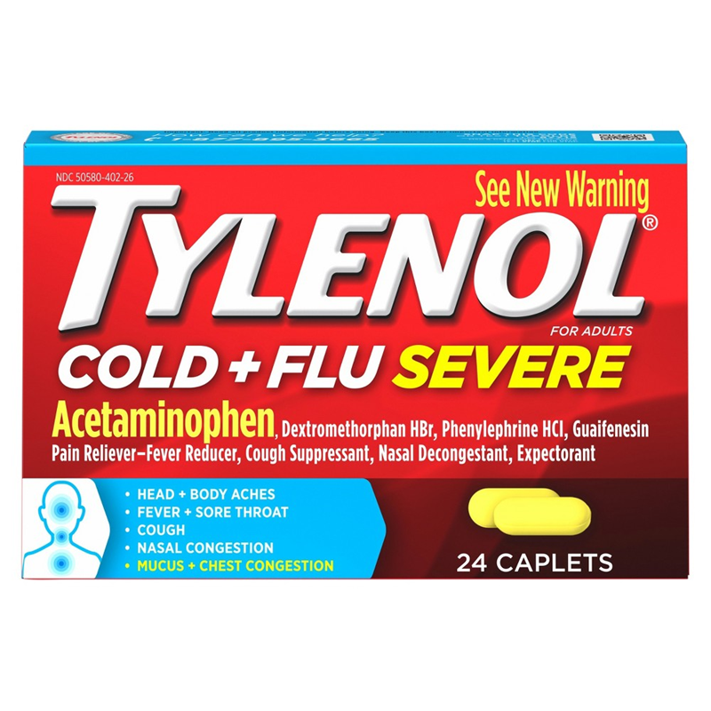 Cold & Flu Caplets Tylenol (SKU 1160060288)