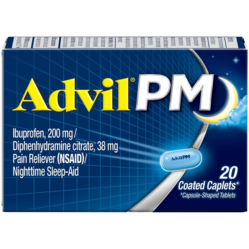 Advil Pm Caplet - 20Ct (SKU 1149618288)