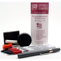 Stones Lithographic Crayons Combination Pack