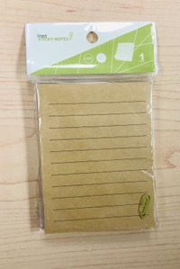 Sticky Notes Eco Kraft Paper