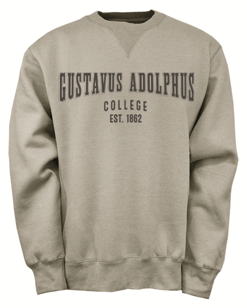 Crew Artisans Gustavus Adolphus College Est 1862 Oatmeal (SKU 1195189690)