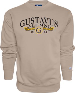 Crew Blue 84 Gustavus Alumni Khaki