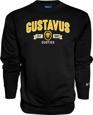 Crew Blue 84 Gustavus Stictch Gus Est 1862 Black