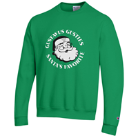 Crew Champion Ugly Santas Favorite Green