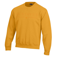 Crew Gear Gustavus Adolphus College Circle G Tonal Gold