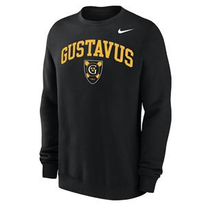 Crew Nike Club Fleece Gustavus Shield Black