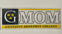 DECAL MOM/DAD/ALUMNI/GRANDMA/GRANDPA/SPORTS/ACTIVITIES GUSTAVUS ADOLPHUS COLLEGE