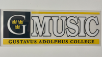 DECAL MOM/DAD/ALUMNI/GRANDMA/GRANDPA/SPORTS/ACTIVITIES GUSTAVUS ADOLPHUS COLLEGE