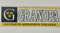 DECAL MOM/DAD/ALUMNI/GRANDMA/GRANDPA/SPORTS/ACTIVITIES GUSTAVUS ADOLPHUS COLLEGE