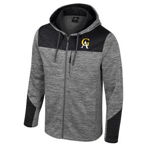 Full Zip Hood Colosseum GA Polyester Heather Gray