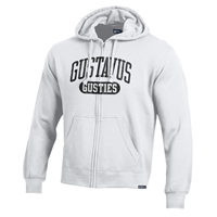 Full Zip Hood Gear Gustavus Arched Gusties White