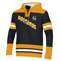 Hood Cha Gustavus GA Hockey Laces Black / Gold