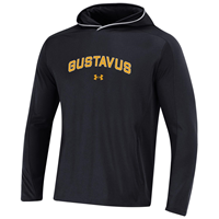 Hooded Long Sleeve Under Armour Gustavus Mesh Black