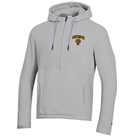 Half Zip Hood Champion Gustavus Shield Microfleece Grey