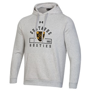 Hood Under Armour All Day Fleece Gustavus Shield 1862 Gusties Heather