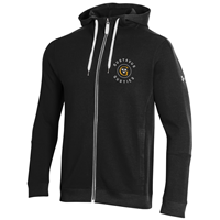 Hood Under Armour Zip Left Chest Gustavsu Gusties Black