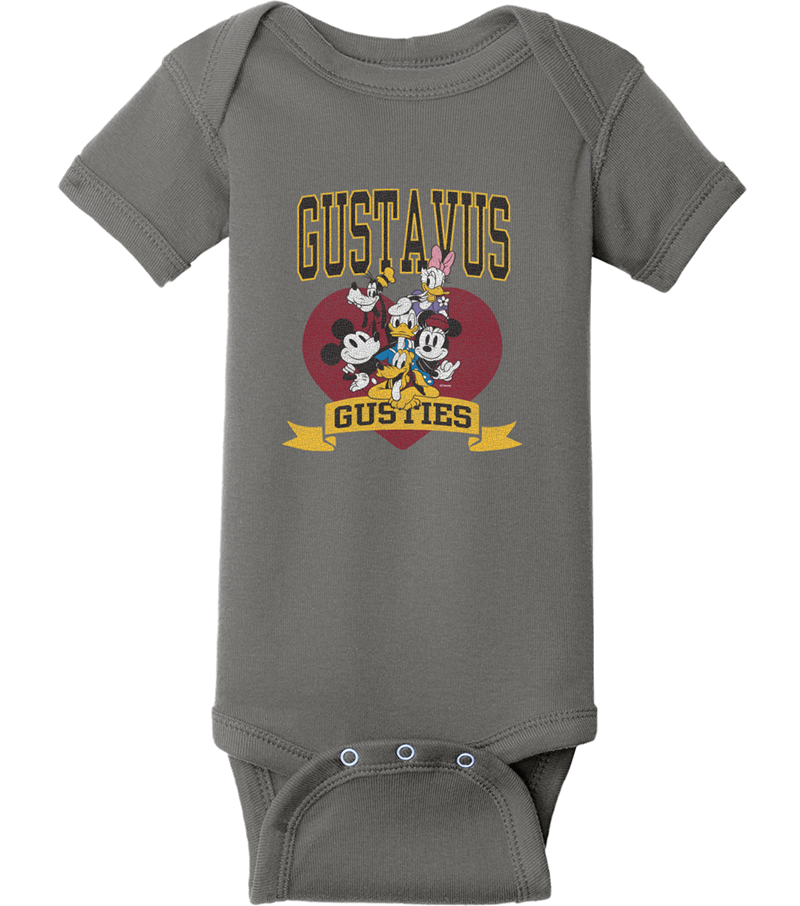 Infant Onesie Blue 84 Gustavus Disney Crew Charcoal (SKU 1198402339)