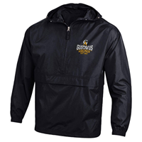 Windbreaker Jacket Champion GA Gustavus Adolphus Black