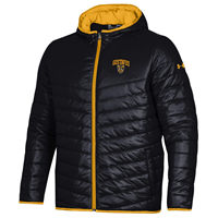Jacket Hood Under Armour Puffer Gustavus Black / Gold
