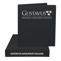 Looseleaf Binder Gustavus Adolphus College 1.5" Black