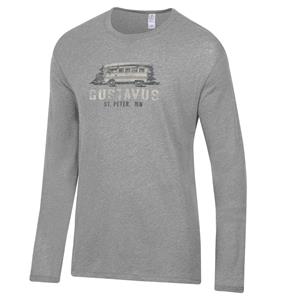 Long Sleeve T-Shirt Alternative Gustavus Van Canoe St. Peter Mn Smoke
