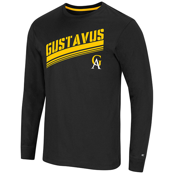 Long Sleeve T-Shirt Colosseum Gustavus GA Black (SKU 1193530890)