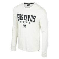 Long Sleeve T-Shirt Colosseum Gustavus Gusties GA Waffle Cream