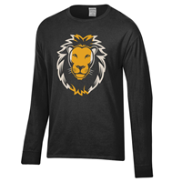 Long Sleeve T-Shirt Gear Gus The Lion Black