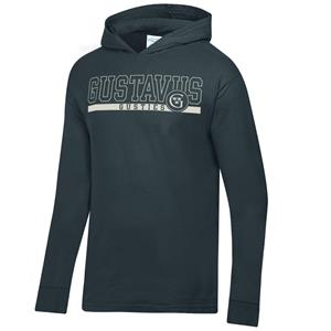 Long Sleeve T-Shirt Hood Gear Comfort Wash Gustavus Cirlce G New Rail Road