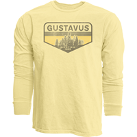 Long Sleeve T-Shirt Blue 84 Gustavus Tree Scene