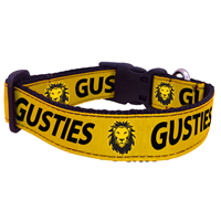 Pet Collar All Star Dog Gusties Black And Gold With Gus