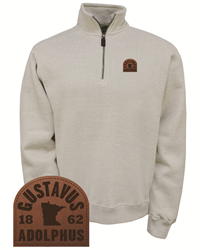 Quarter Zip Artisans Gustavus Adolphus Mn 1862 Oatmeal