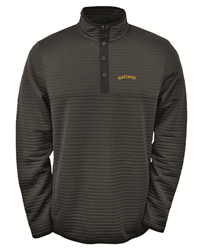 Quarter Zip Artisan Quilted Snap Charcoal