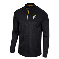 Quarter Zip Colosseum Gustavus GA Marled Black