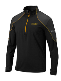 Quarter Zip Columbia Omni Wick Panel Black