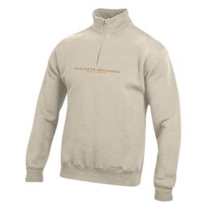 Quarter Zip Gear Gustavus Adolphus College Oatmeal