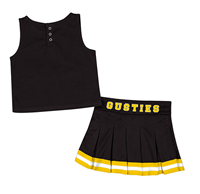 TODDLER DRESS COLOSSEUM GUSTAVUS CHEERLEADER BLACK