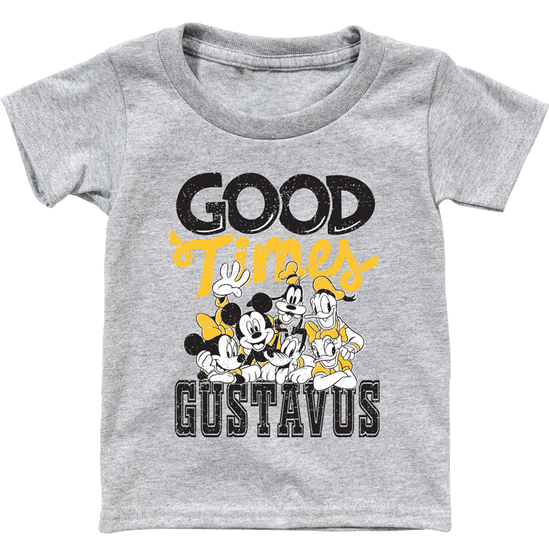 Toddler T-Shirt Blue 84 Good Times Gustavus Heather Gray (SKU 1198410839)