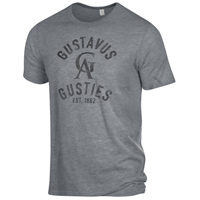 T-Shirt Alternative Gustavus GA Grey