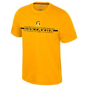 T-Shirt Colosseum GA Gustavus Gusties On Back Gold