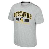T-Shirt Colosseum Gustavus Arched GA Gusties Heather Gray