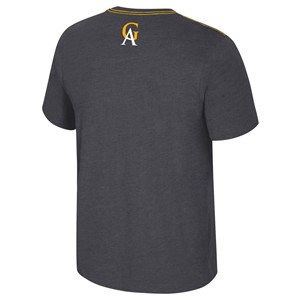T-SHIRT COLOSSEUM BACK IN BUSINESS GUSTAVUS GUSTIES GA BLACK