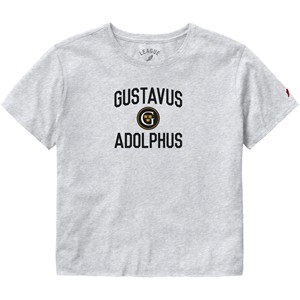 T-Shirt League Gustavus Circle G Crowns Adolphus Ash
