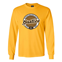 Long Sleeve T-Shirt MV Sport Gusties Gustavus Adolphus College Circle Gold