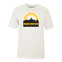 T-Shirt Uscape Gustavus Rainbow Skyline Bone